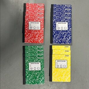 NEW 15 Unison Composition Notebooks